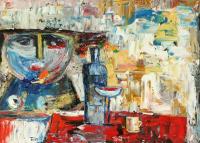 French wine oil painting Bogomolnik    
