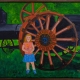 Steam Tractor with small child