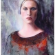 Mujer en gris, www.art-and-supplies.com